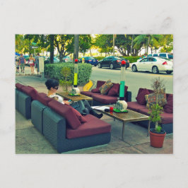 Vie en plein air - Carte postale