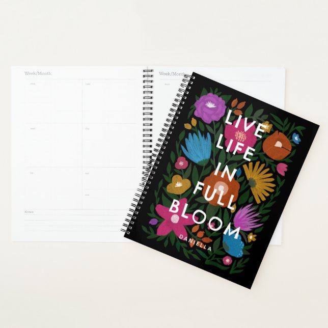 Vie en pleine floraison Bold Floral | Nom (Devant avec enveloppe)