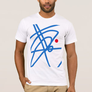 Vie Focus Art Abstrait Rouge Point T-shirt Top