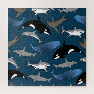 Vie marine, faune, puzzle