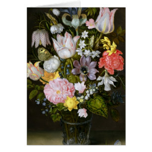 Vie morte avec fleurs