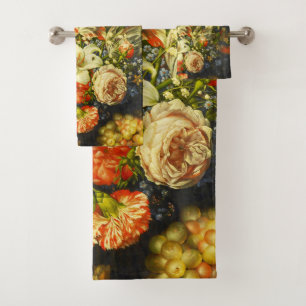 Vie morte avec fleurs et fruits