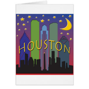 Vie nocturne d'horizon de Houston