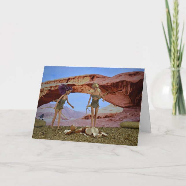 Vie Préhistorique. Carte (Devant)