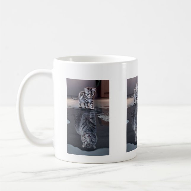 Vie quotidienne mignonne humoristique cadeau tasse (Gauche)
