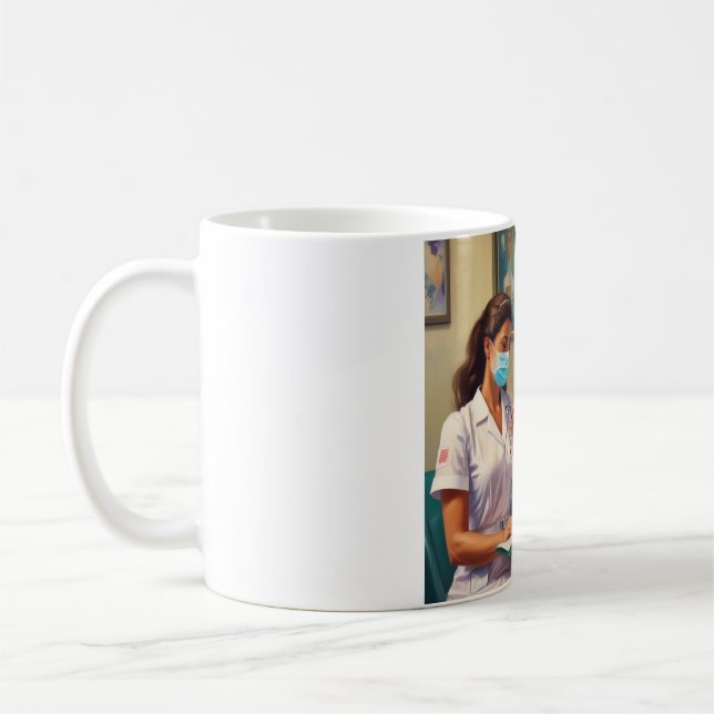 Vie saine : Restez en santé chaque jour Mug (Gauche)