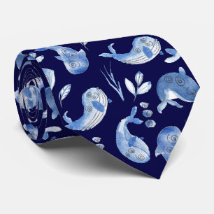 Vie sous-marine de baleine cravate