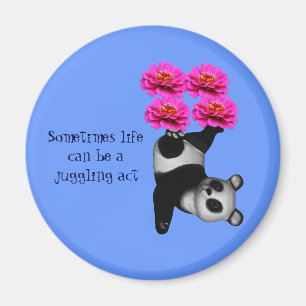 Vie Une Loi Jonglante Panda Inspiration Magnet