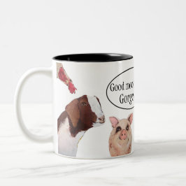 Vieh fertigen Tasse besonders an
