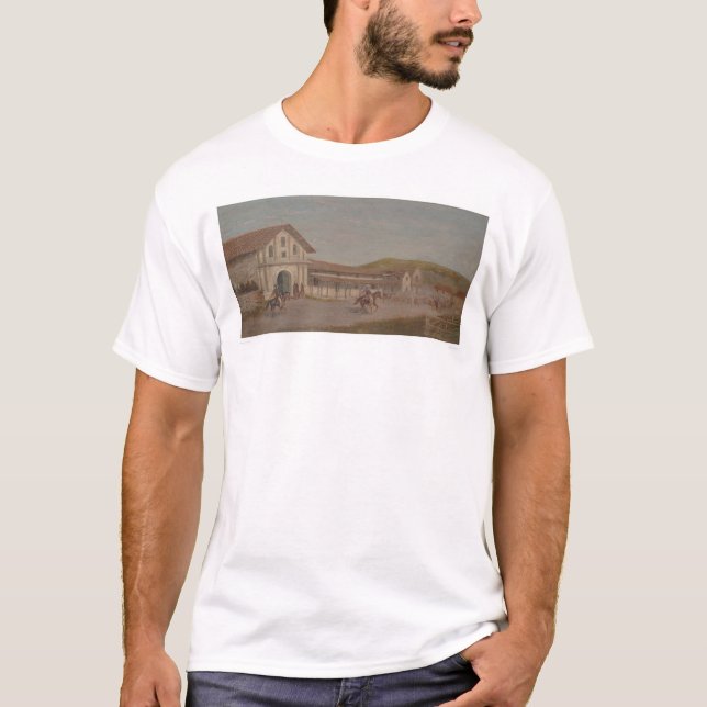 Vieh fuhr am Auftrag Dolores, Calif. (1243) T-Shirt (Vorderseite)