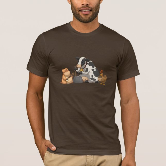 Vieh-Krug-Band-Shirt T-Shirt (Vorderseite)