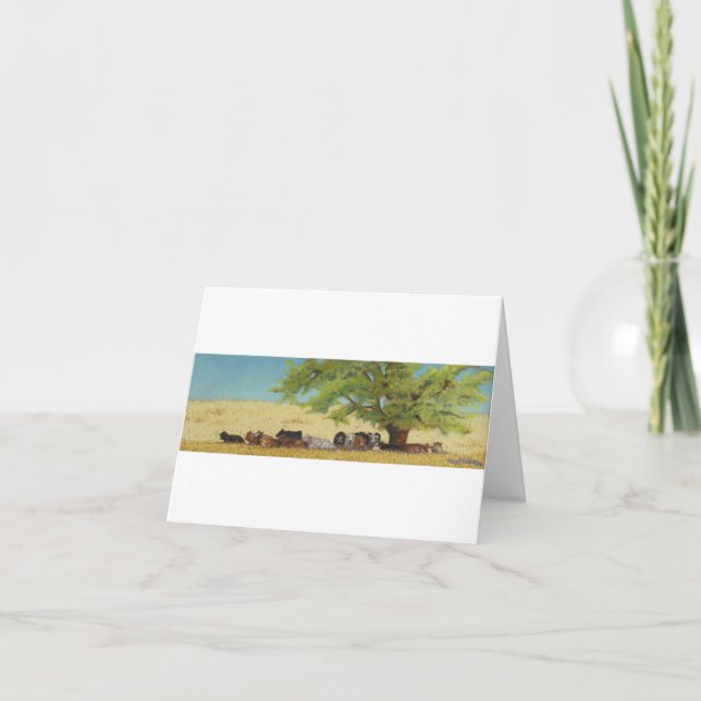 Vieh, Kuh Karte (Vorderseite)