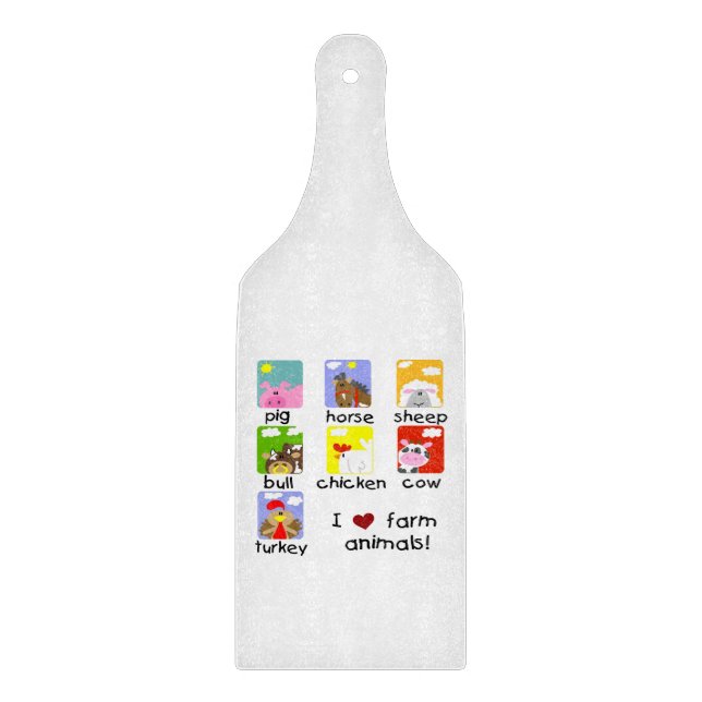 Vieh Schneidebrett (Vorderseite)