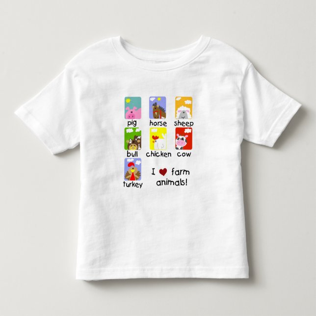 Vieh-T-Shirts und Geschenke Kleinkind T-shirt (Vorderseite)