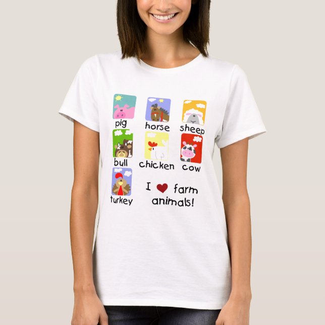 Vieh-T-Shirts und Geschenke T-Shirt (Vorderseite)