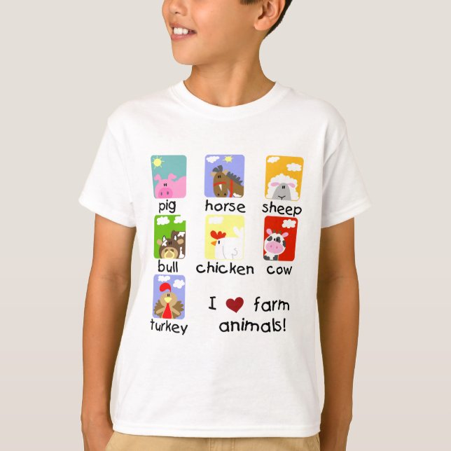 Vieh-T-Shirts und Geschenke T-Shirt (Vorderseite)
