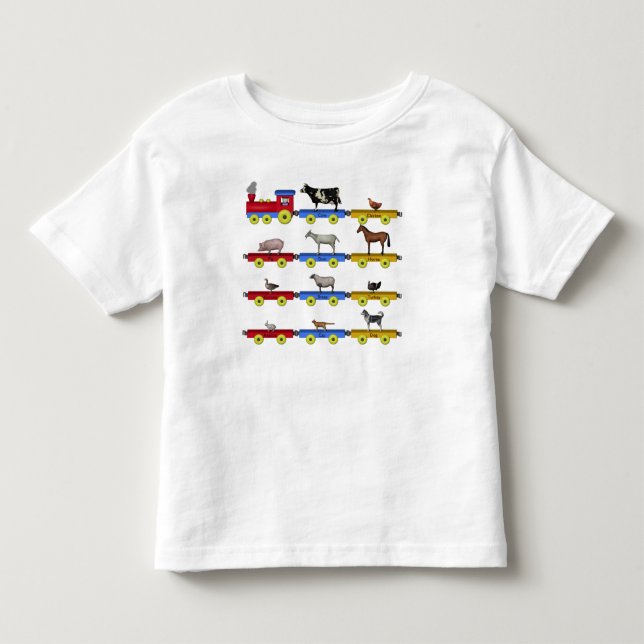 Vieh-Zug Kleinkind T-shirt (Vorderseite)
