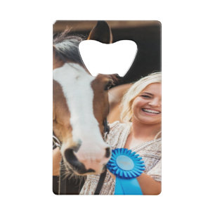 Viehbestand Schau Pferd Foto Anpassen Geldbeutel Flaschenöffner