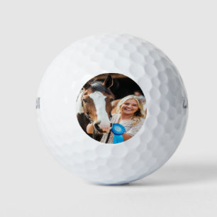 Viehbestand Schau Pferd Foto Anpassen Golfball