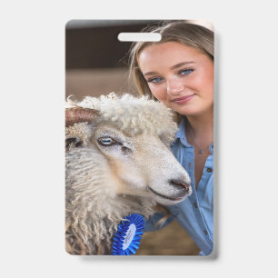 Viehschau-Schaf-Foto-Anpassung Ausweis