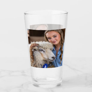 Viehschau-Schaf-Foto-Anpassung Glas