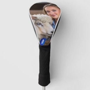 Viehschau-Schaf-Foto-Anpassung Golf Headcover