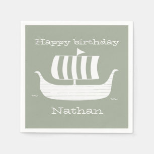 Viehschiff/Langboot mit benutzerdefinierter Hinter Serviette