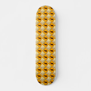 Viehschutz-Gelbdiamant-Skateboard Skateboard