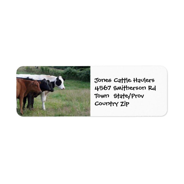 Viehzuchtbetrieb oder Ranch-Aufkleber (Vorne)