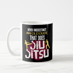 Vieil art martial drôle de tasse de café de Jiu