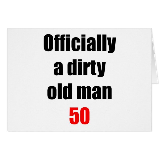 Vieil homme 50 sale (Devant horizontal)