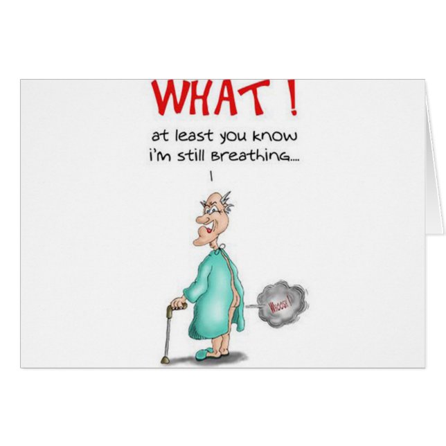 Vieil homme pétant (Devant horizontal)