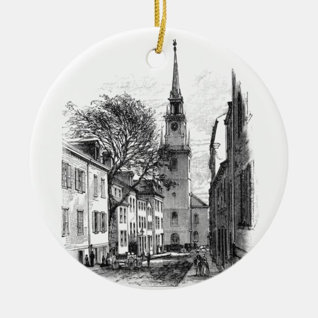 Vieil ornement du nord d'église (Devant)