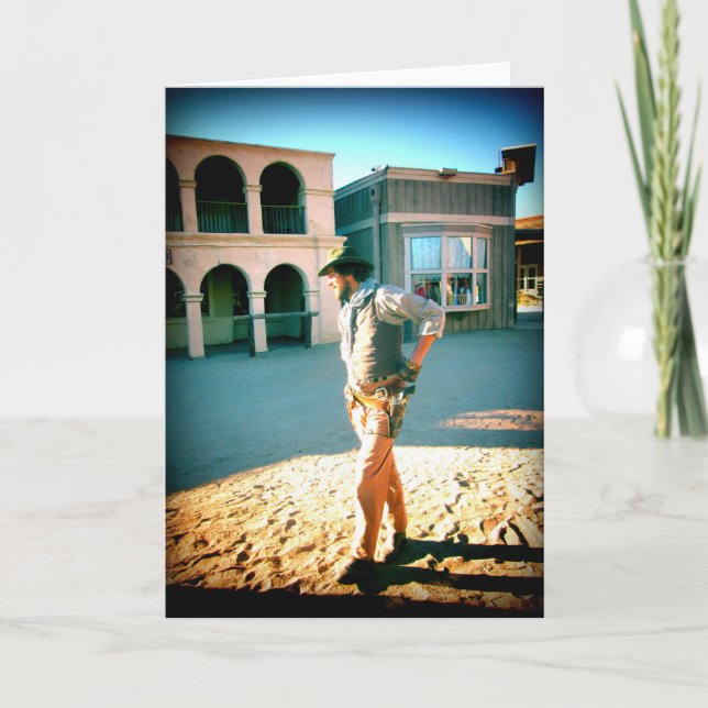 Vieille carte de voeux de studios de Tucson (Devant)