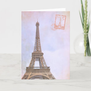 VIEILLE DAME DE PARIS Grußkarte Dankeskarte