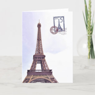 VIEILLE DAME DE PARIS Grußkarte Dankeskarte