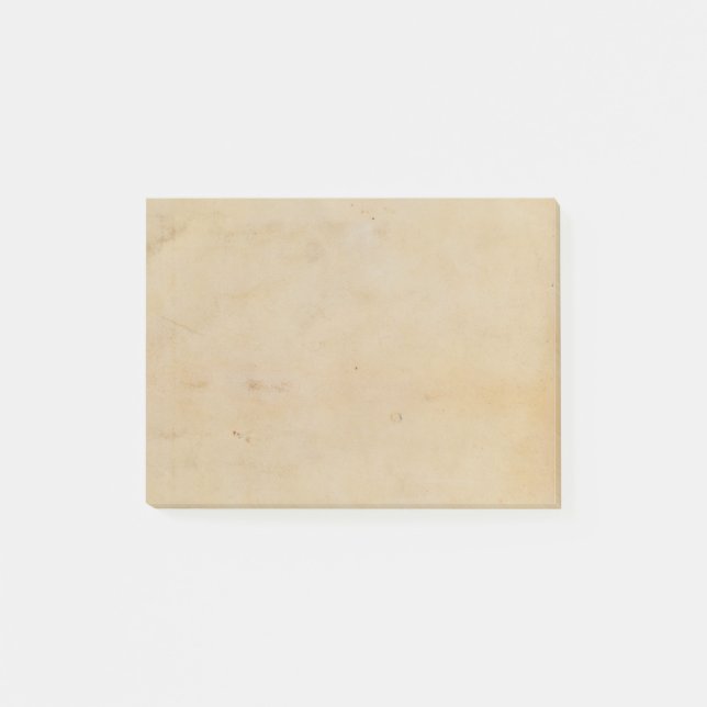 vieille note de post-it portée de papier (Devant)