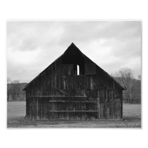 Vieille photo de grange