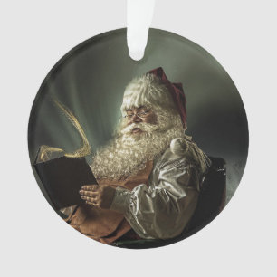 Vieille photo du Père Noël, la magie de Noël