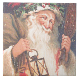 Vieille Saint-Nicolas avec le carreau de céramique