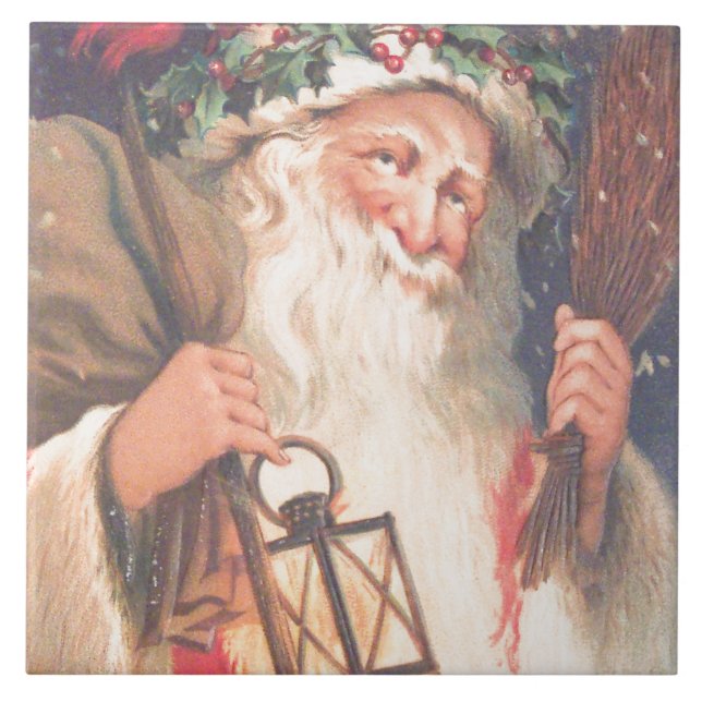 Vieille Saint-Nicolas avec le carreau de céramique (Devant)