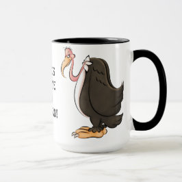 Vieille tasse de café de Buzzard
