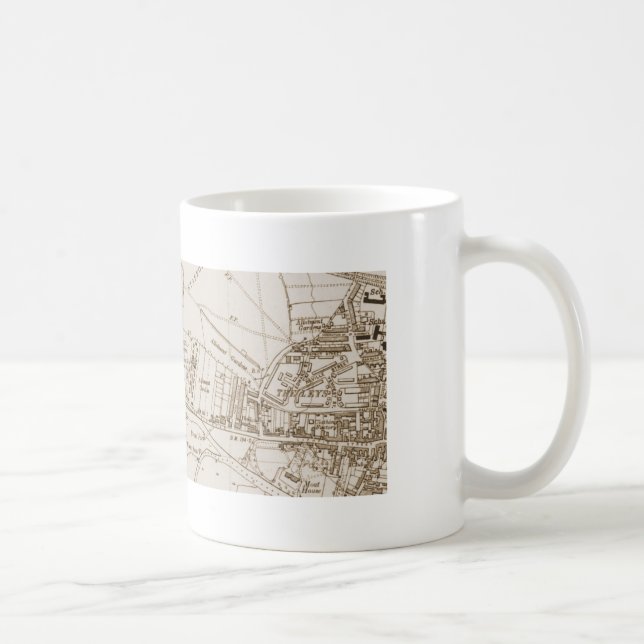 Vieille tasse de carte de Tamworth (Droite)