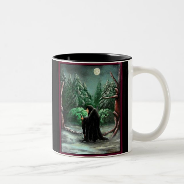 Vieille tasse de vieille femme (Droit)