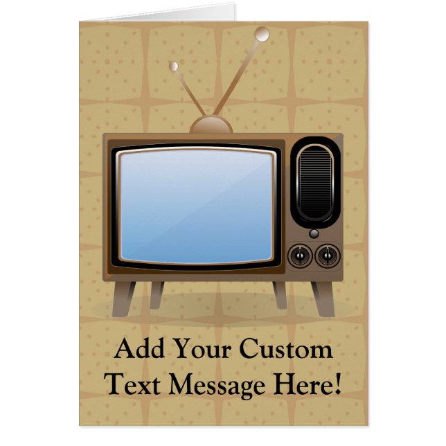 Vieille télévision vintage de plancher (Devant)