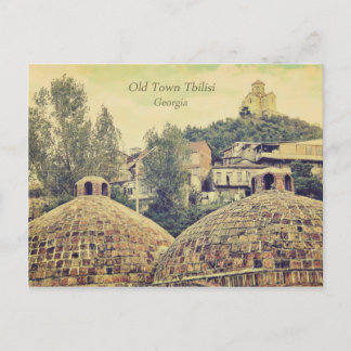 Vieille ville Tbilisi, la Géorgie - carte postale