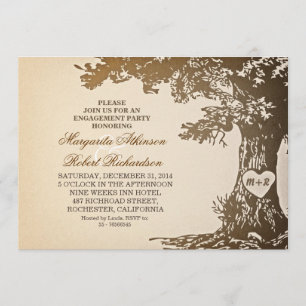 vieilles invitations vintages de partie de