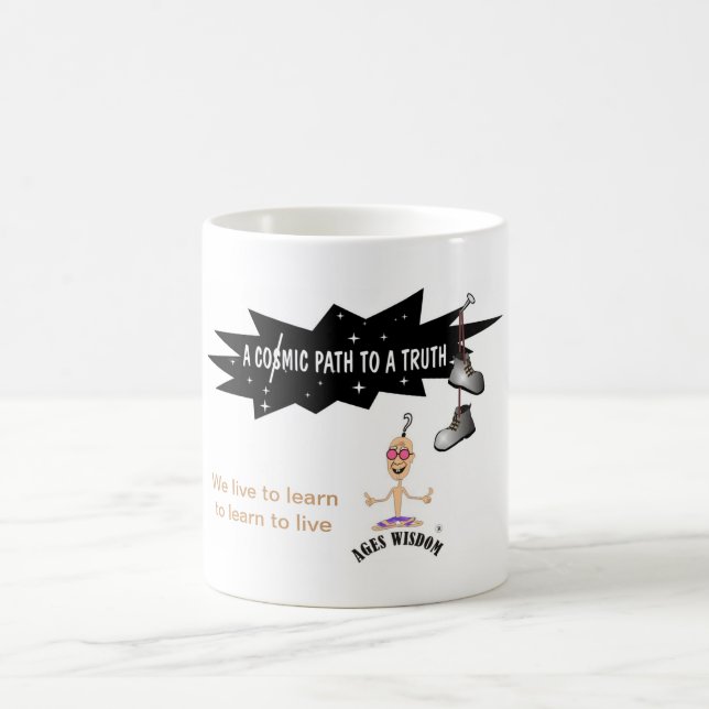 Vieilles Sagesse mug "nous vivons pour apprendre.. (Centre)