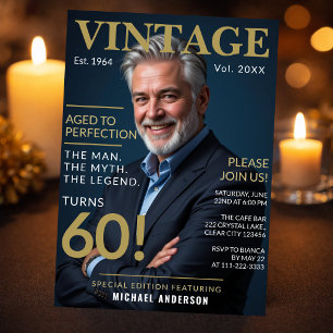 Vieilli à la Perfection Invitation pour les 60 ans