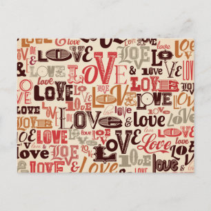 Viel alte Liebe Postkarte